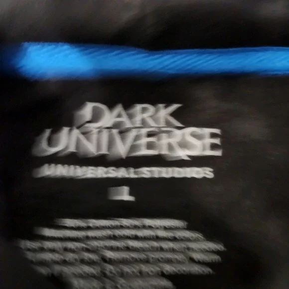Dark Universe Universal Studios Mens Lightning Bolt Hoodie Black Size L - Picture 5 of 7